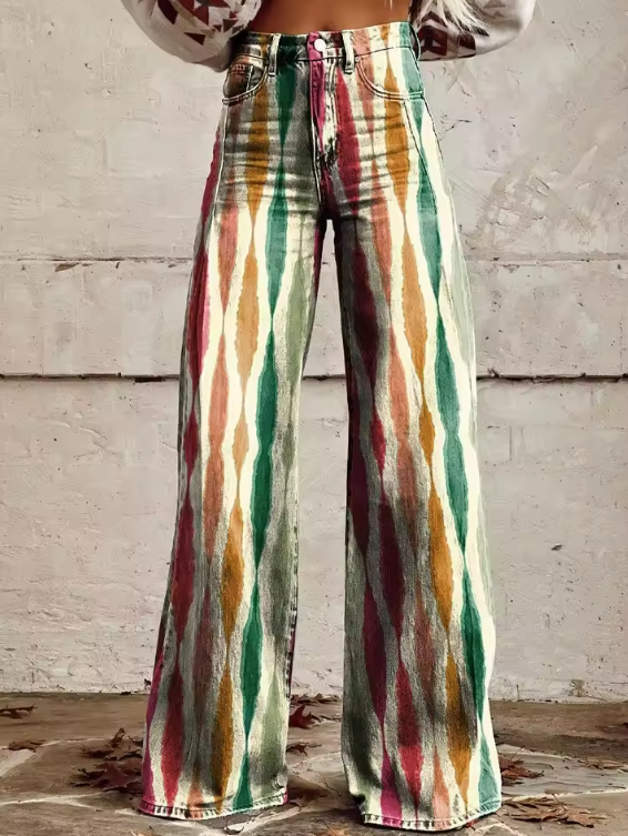 ISABELLA | Boho vintage broek met een retro en verfijnde charme