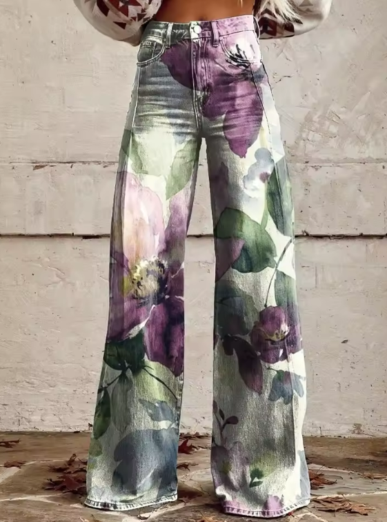 ALESSIA | Boho Vintage broek met een unieke en verfijnde stijl
