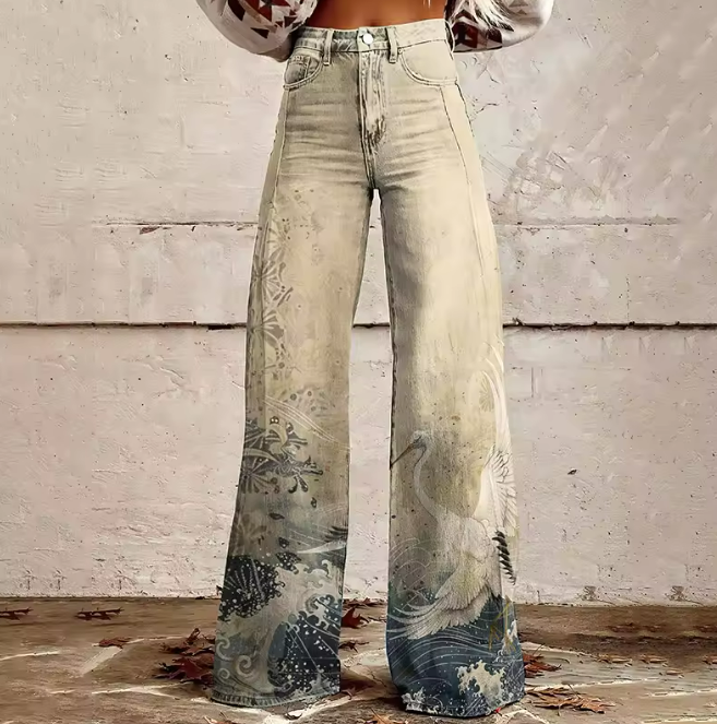 ONDATA | Japans geïnspireerde boho-broek