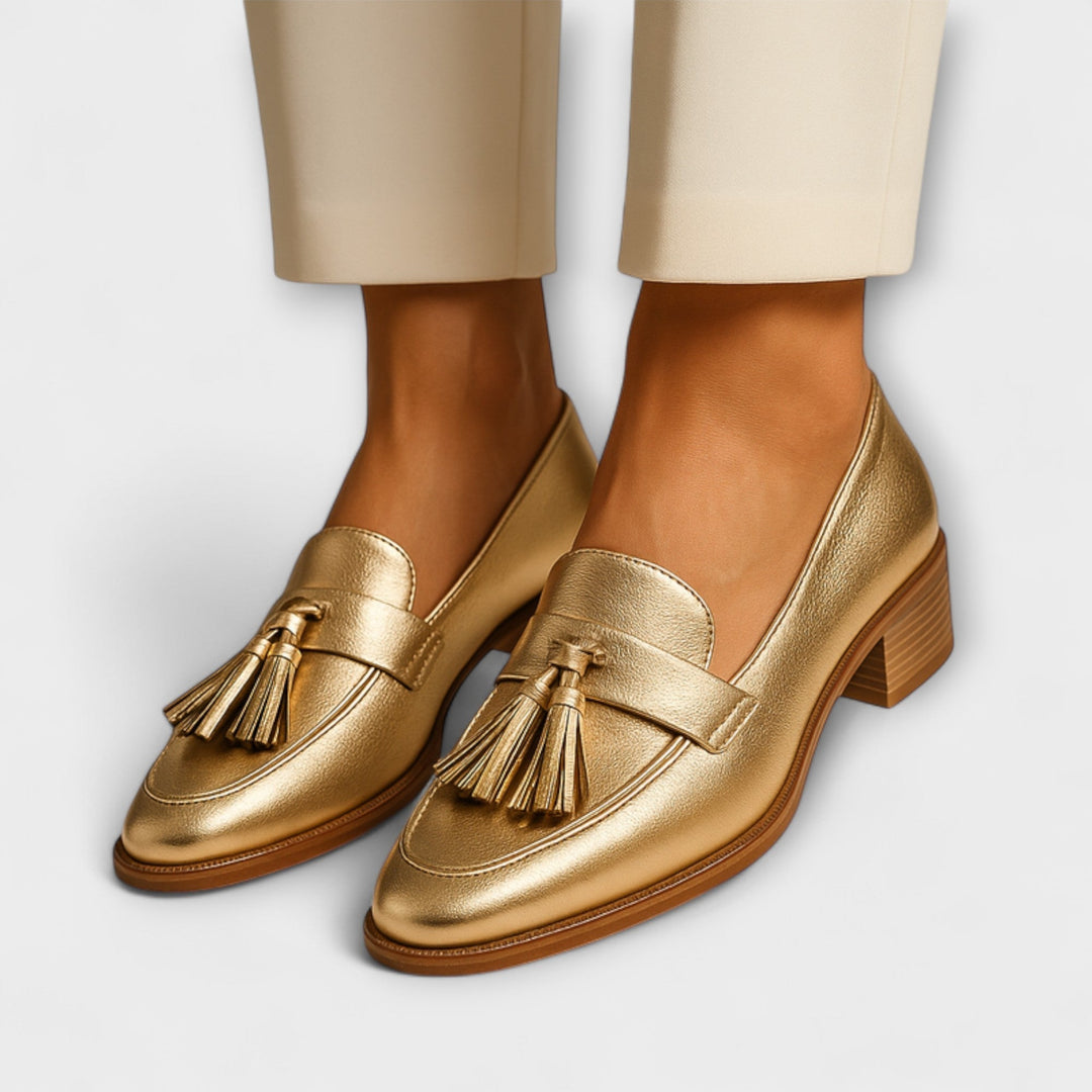 Celeste | Gouden Mocasins