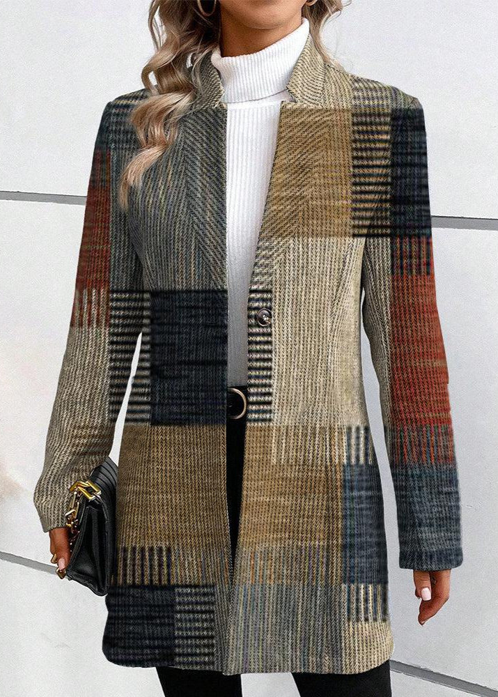 Malou | Elegante blazer met patroon