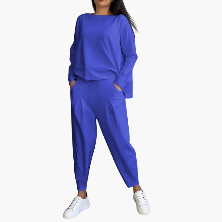Senna | Comfortabele tweedelig set met ronde hals