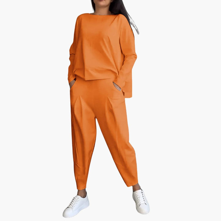 Senna | Comfortabele tweedelig set met ronde hals