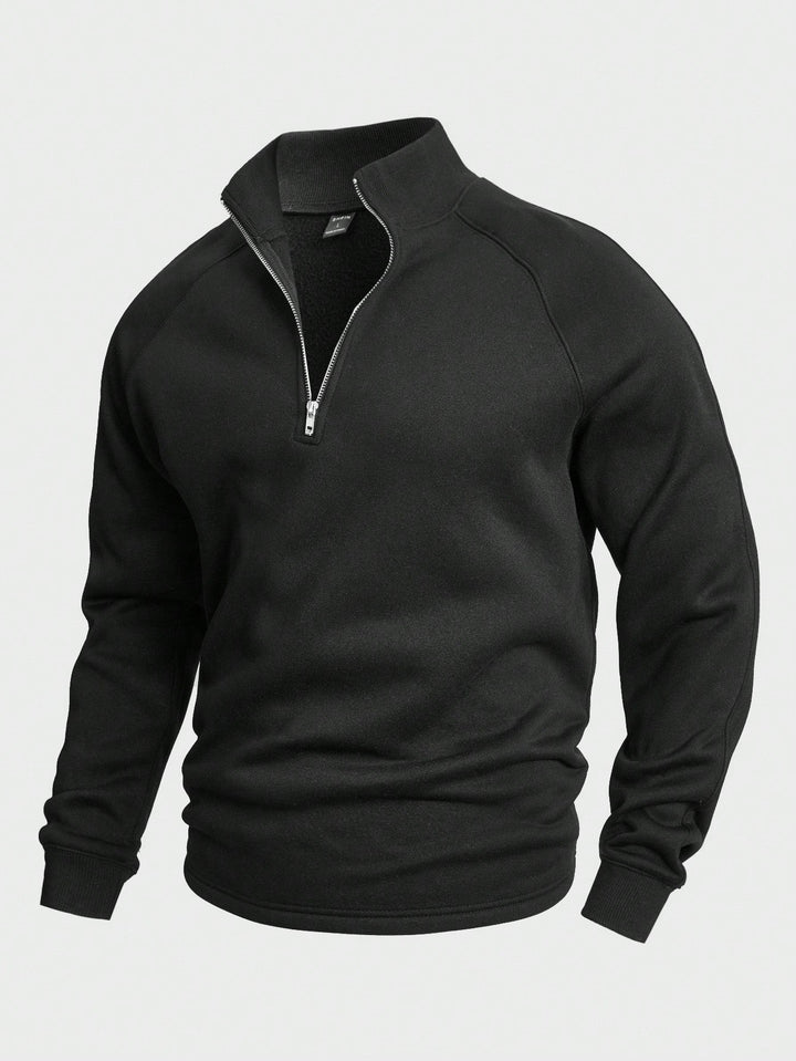 Antonio | Zip-up met halve rits