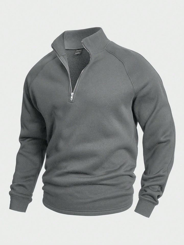 Antonio | Zip-up met halve rits