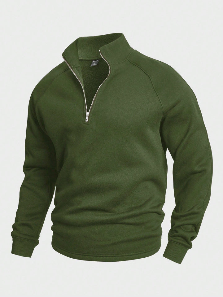 Antonio | Zip-up met halve rits