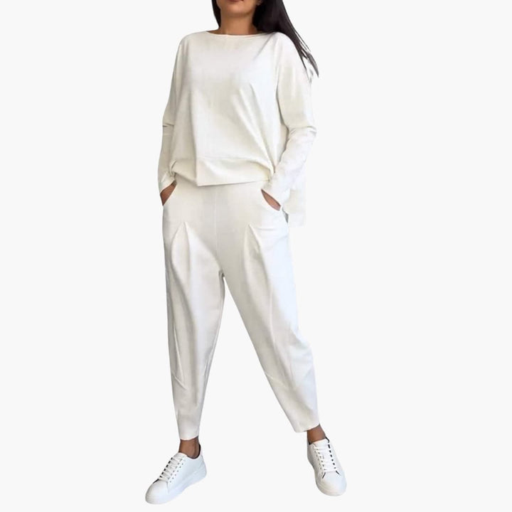 Senna | Comfortabele tweedelig set met ronde hals