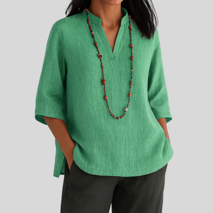 Belinda | Comfortabele blouse met V-hals