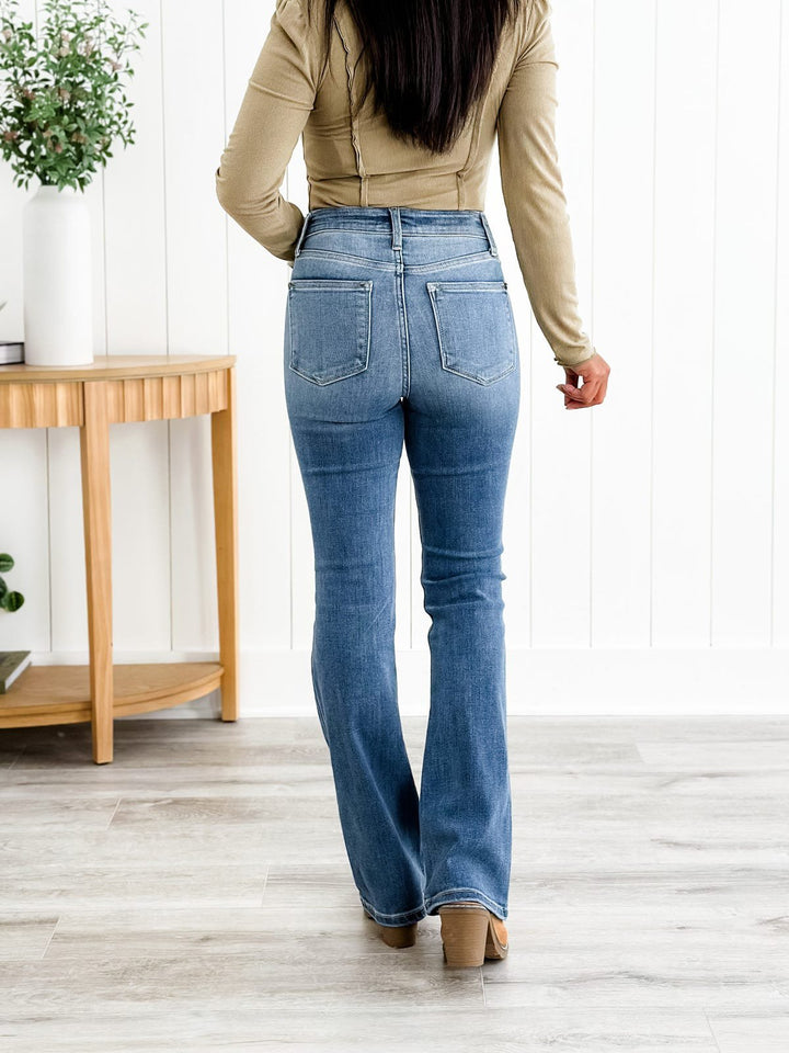 bootcut jeans met buikcontrole👖