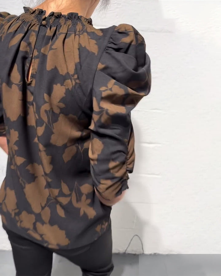 Noa | Blouse Met Puffmouwen