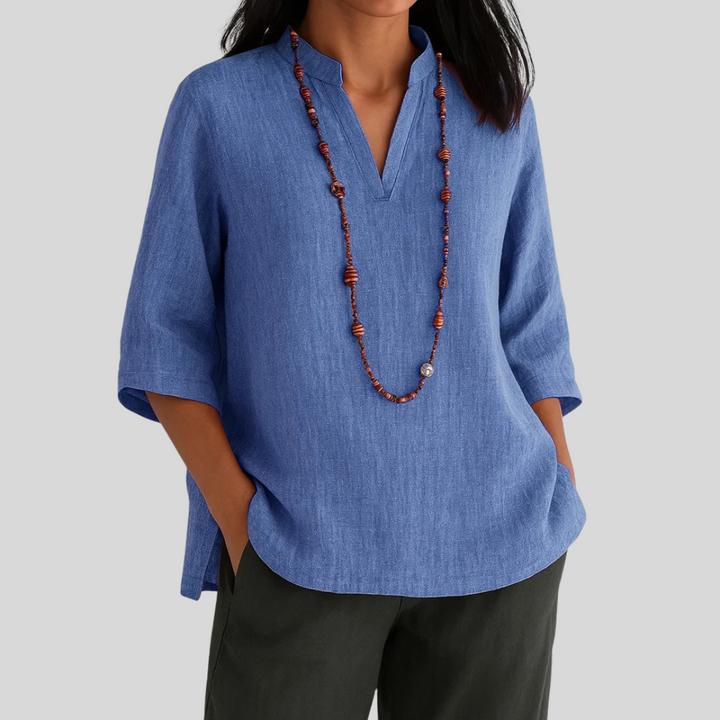 Belinda | Comfortabele blouse met V-hals