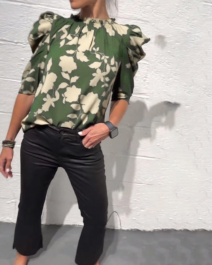 Noa | Blouse Met Puffmouwen