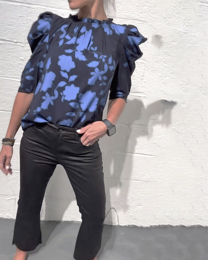 Noa | Blouse Met Puffmouwen