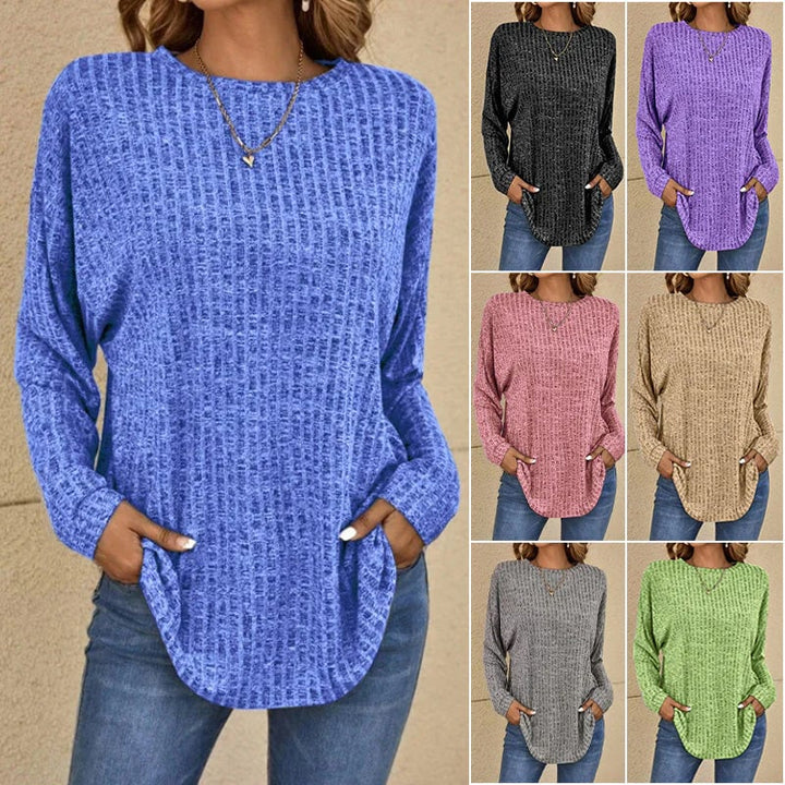Casual top met lange mouwen