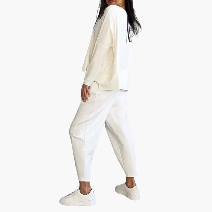 Senna | Comfortabele tweedelig set met ronde hals