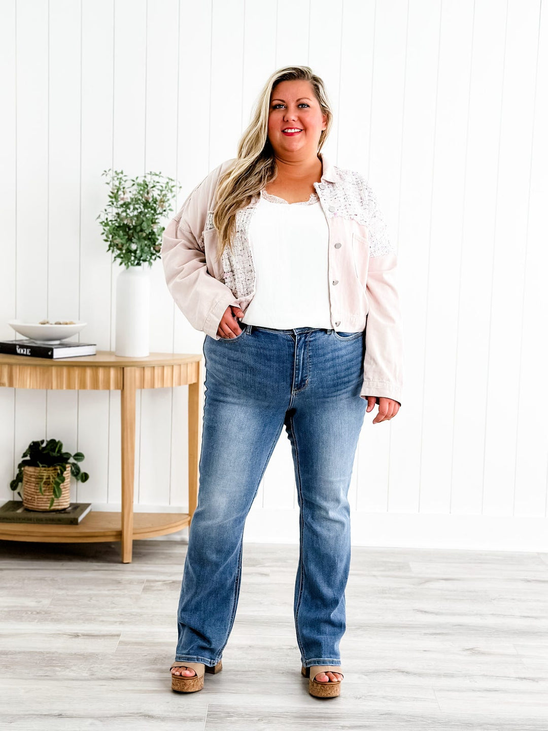 bootcut jeans met buikcontrole👖
