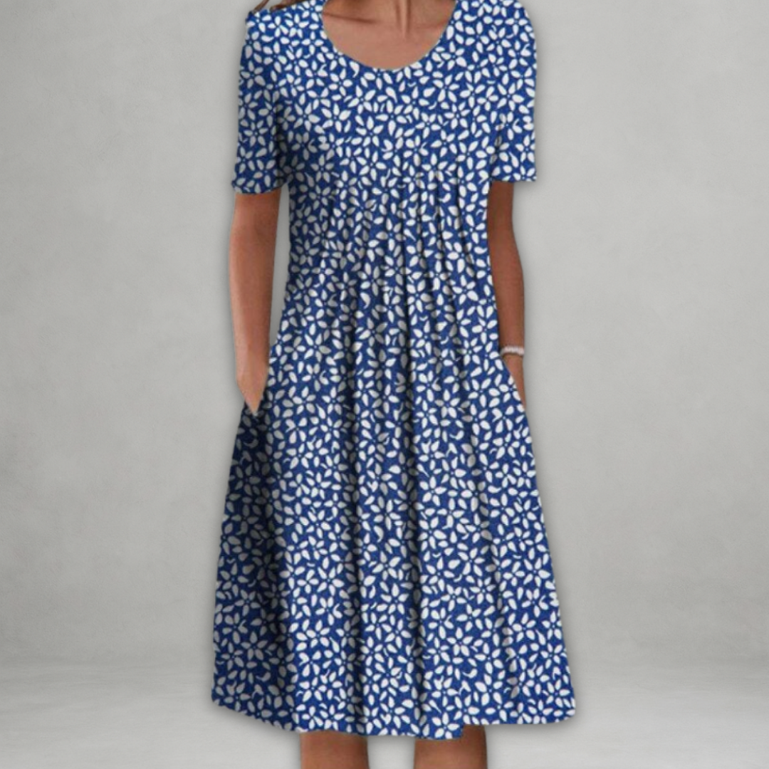 Jade | Elegante jurk met bloemenpatroon