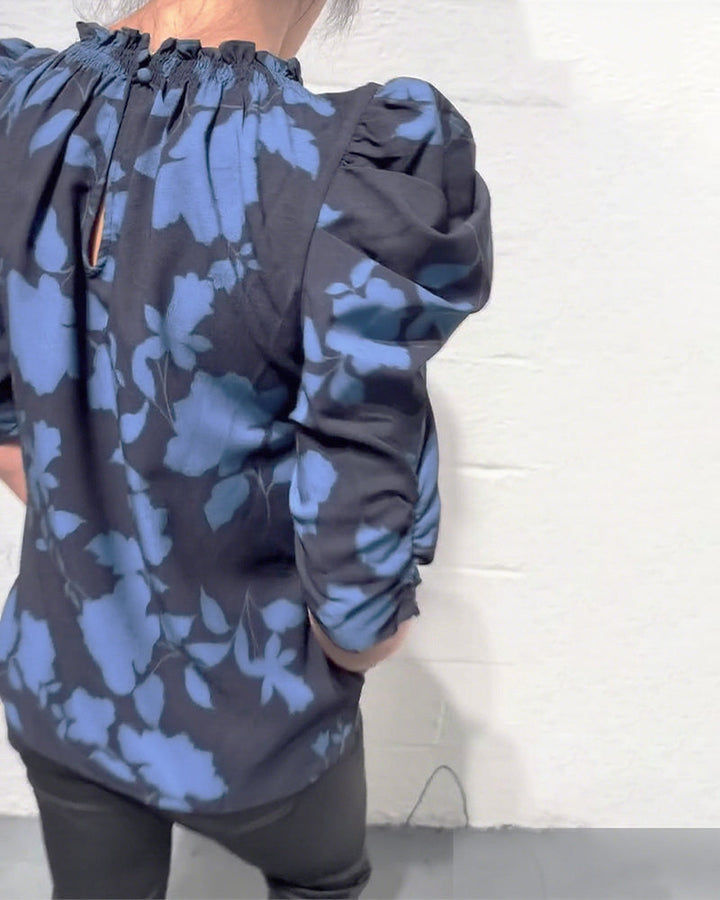 Noa | Blouse Met Puffmouwen