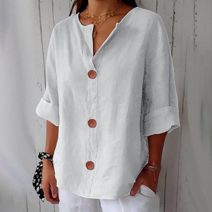 Rachel | Casual linnen blouse