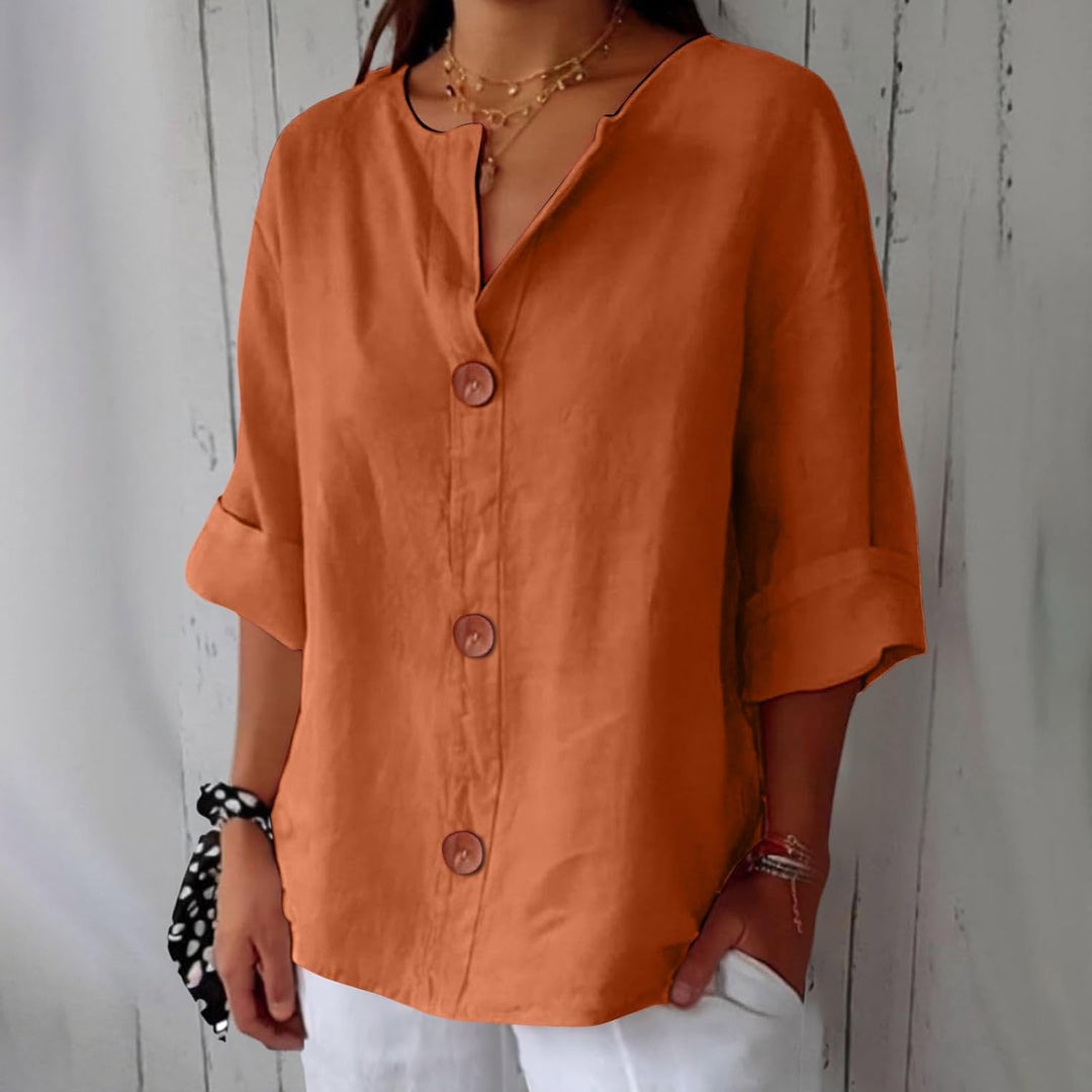 Rachel | Casual linnen blouse