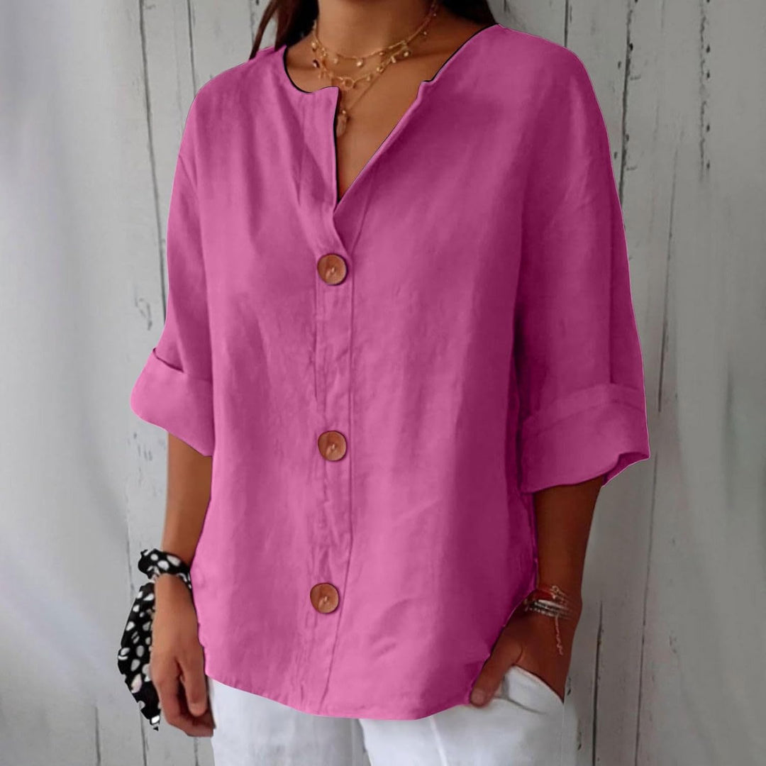 Rachel | Casual linnen blouse