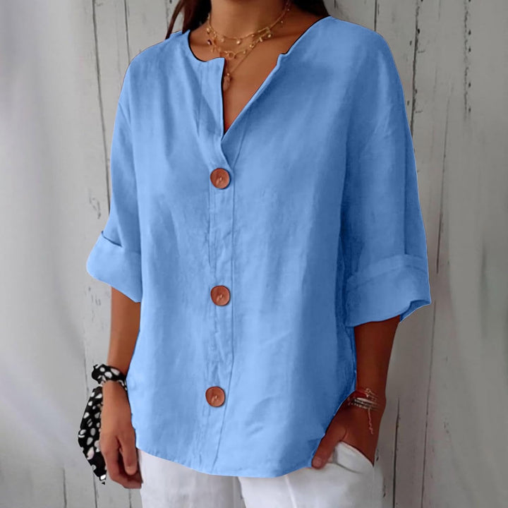 Rachel | Casual linnen blouse