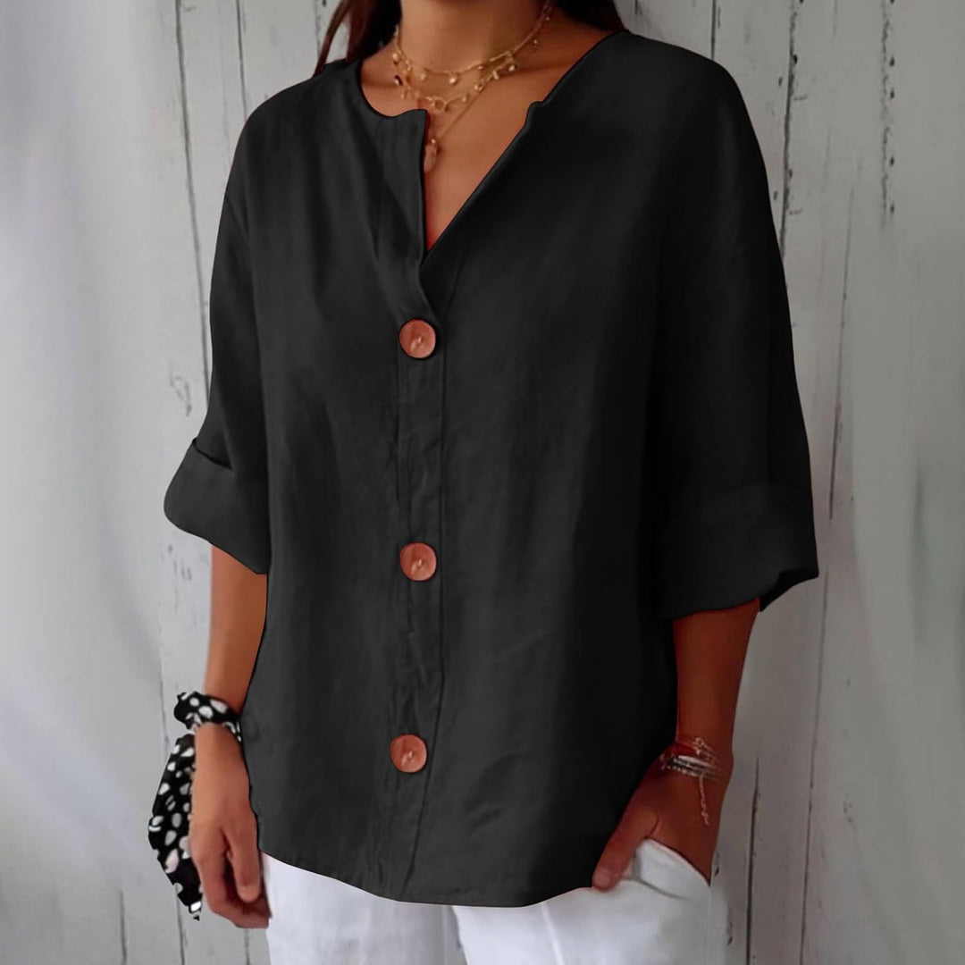 Rachel | Casual linnen blouse