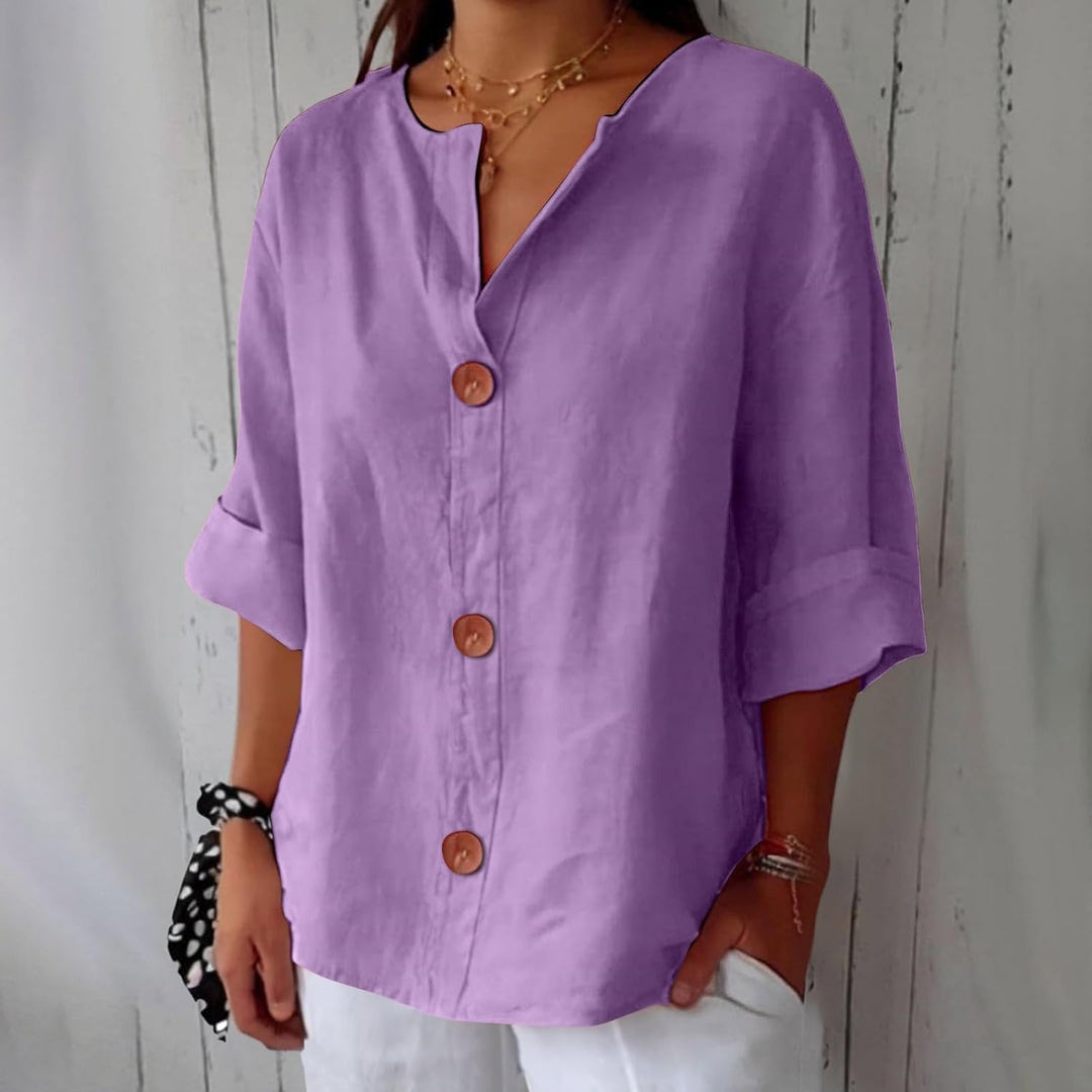 Rachel | Casual linnen blouse