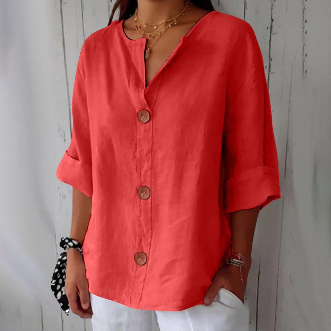 Rachel | Casual linnen blouse