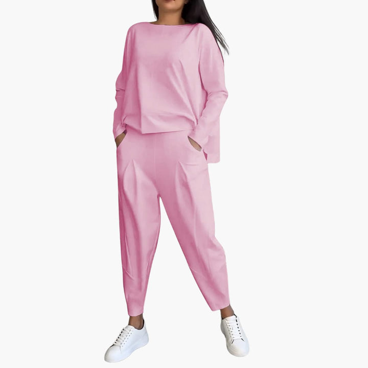 Senna | Comfortabele tweedelig set met ronde hals