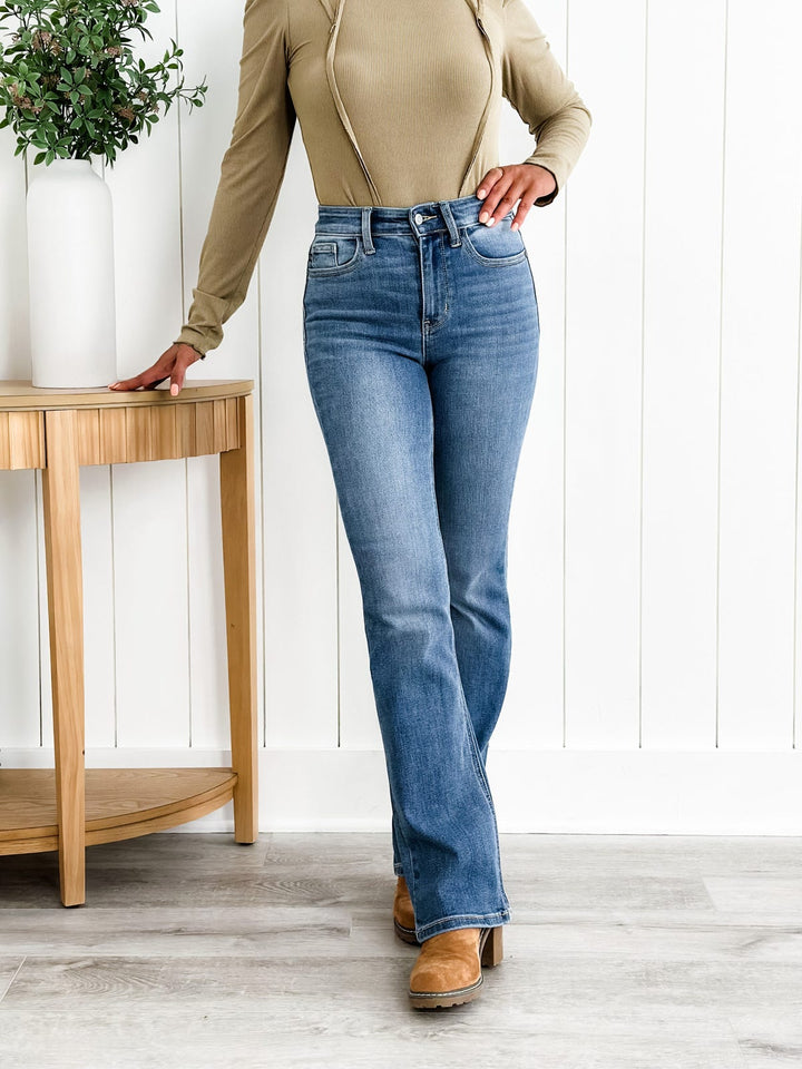 bootcut jeans met buikcontrole👖