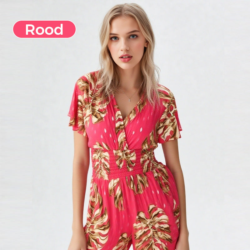 🔥Casual Bloemen Polka Dot Pocket Rompers