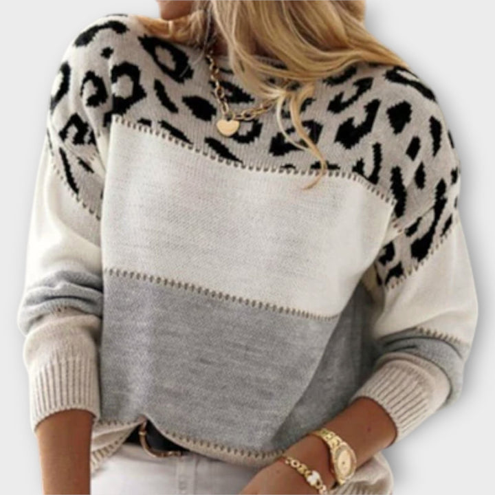 Wendy | Casual trui met luipaarddesign
