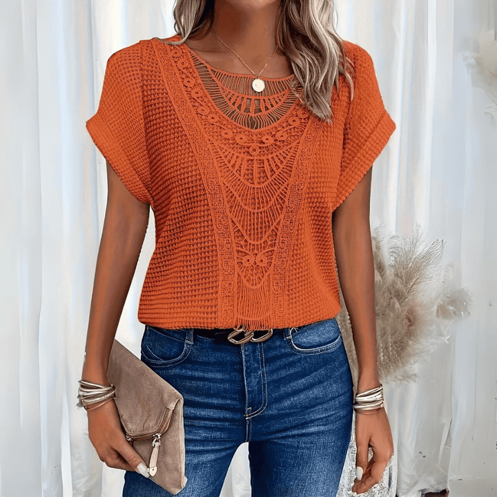 Karin™ | Elegante Ibiza-style blouse