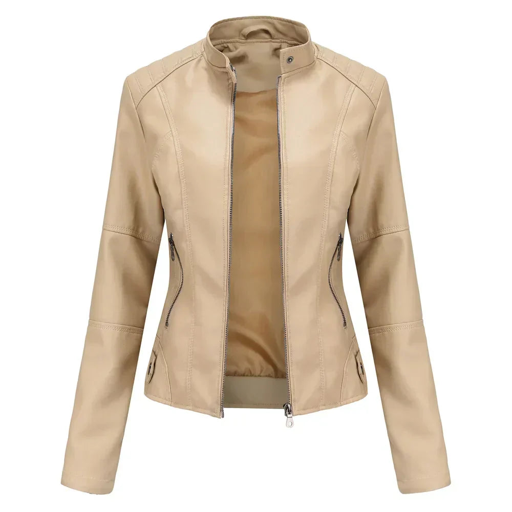 Mylou | Minimalistische leren jas