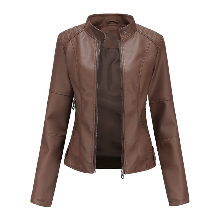 Mylou | Minimalistische leren jas