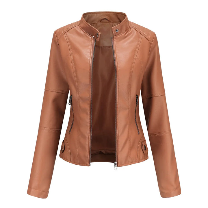 Mylou | Minimalistische leren jas