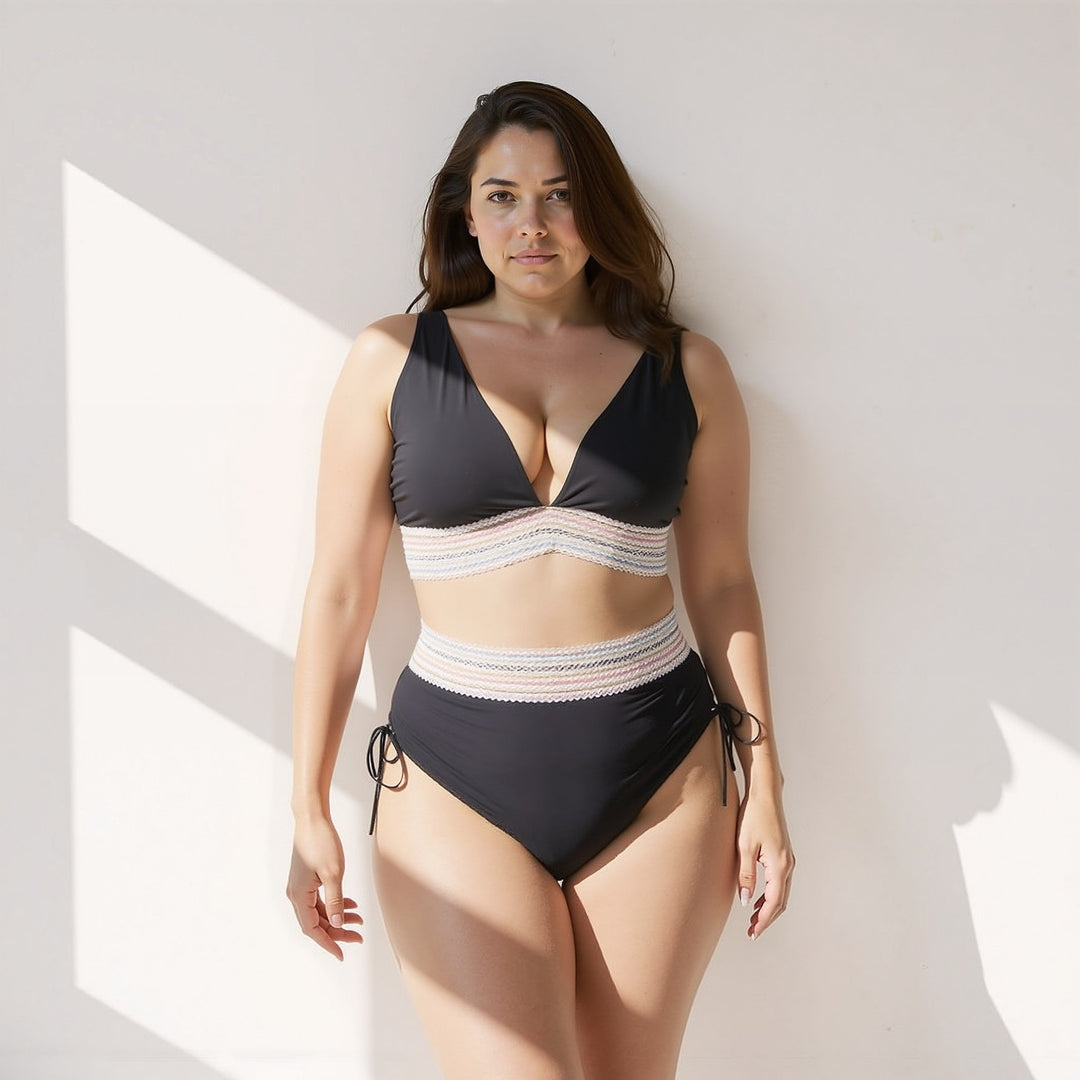 Elena | Hoge Taille Bikini Set