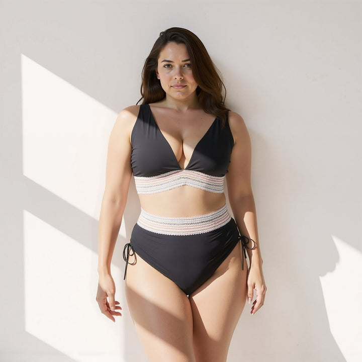 Elena | Hoge Taille Bikini Set