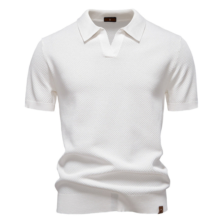 Koen | Gestructureerd poloshirt