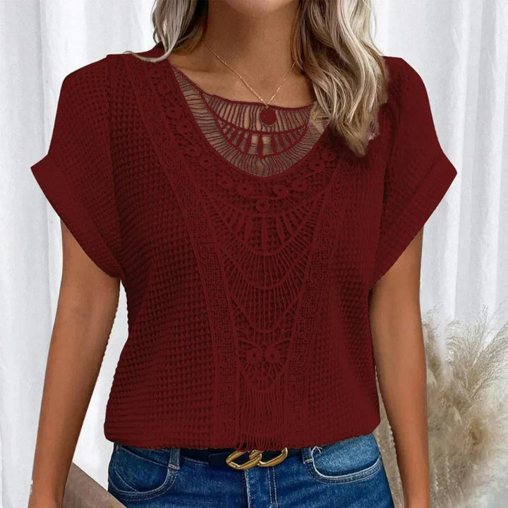 Karin™ | Elegante Ibiza-style blouse