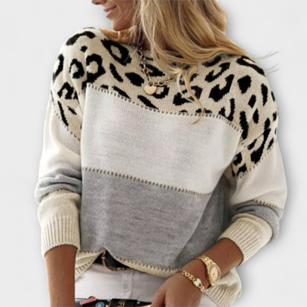 Wendy | Casual trui met luipaarddesign