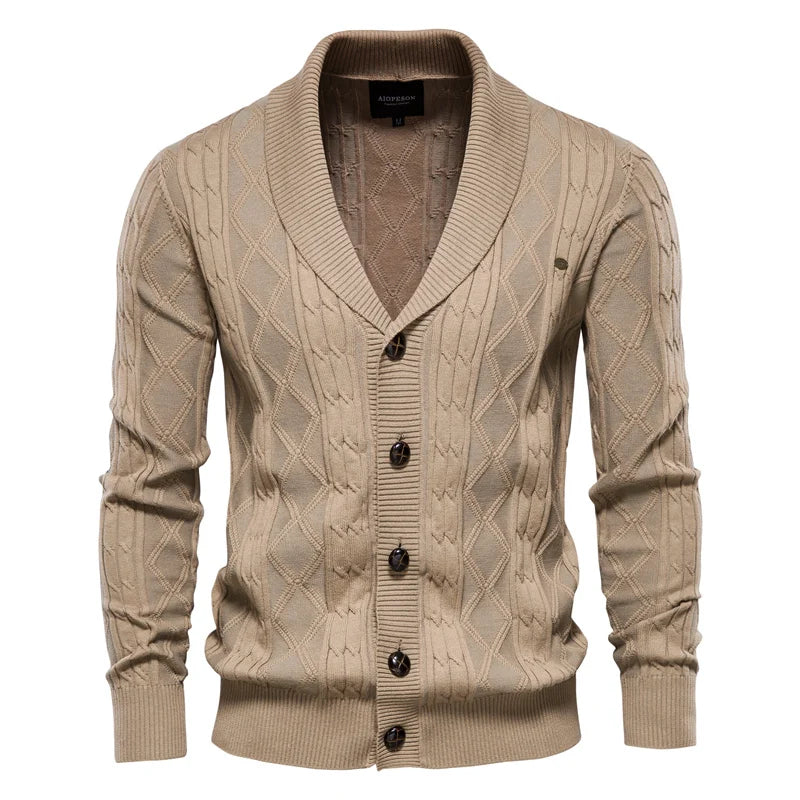 Hans | Heren Cardigan met Knopen