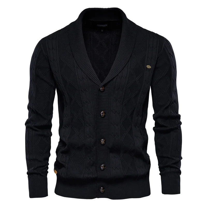 Hans | Heren Cardigan met Knopen