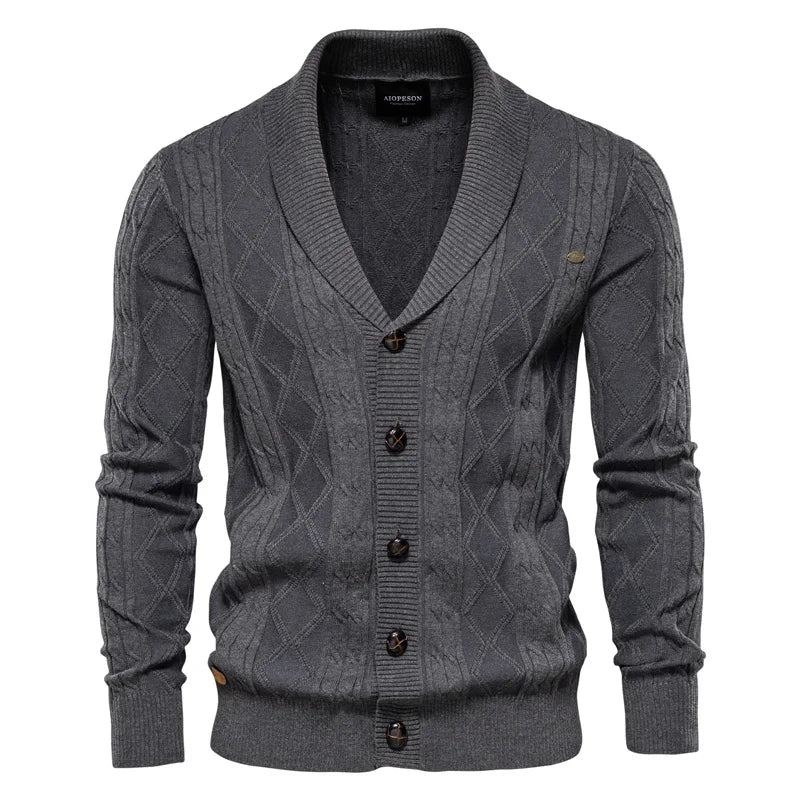 Hans | Heren Cardigan met Knopen