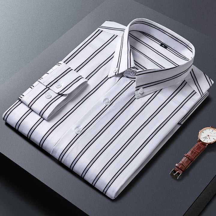 Levi | Elegant gestreept herenoverhemd