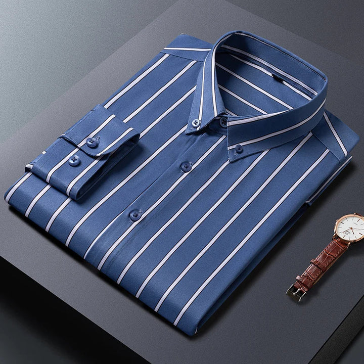 Levi | Elegant gestreept herenoverhemd