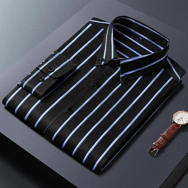 Levi | Elegant gestreept herenoverhemd