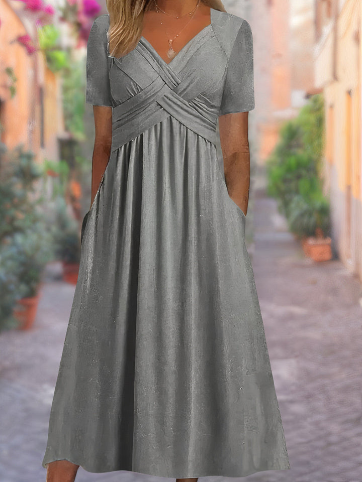 Sylvia | Comfortabele jurk met V-hals