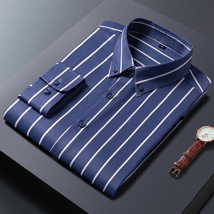Levi | Elegant gestreept herenoverhemd